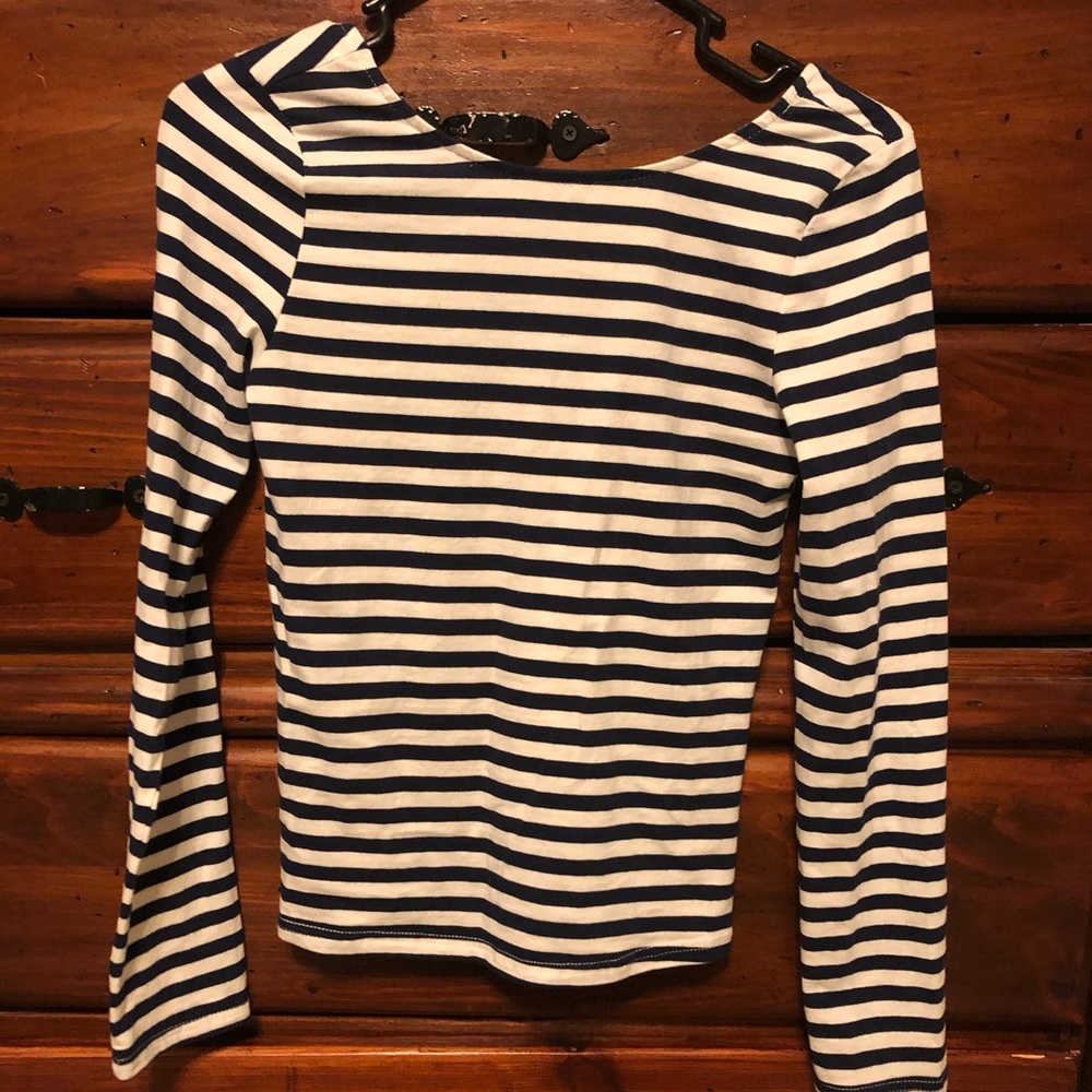 Navy & White long sleeve
